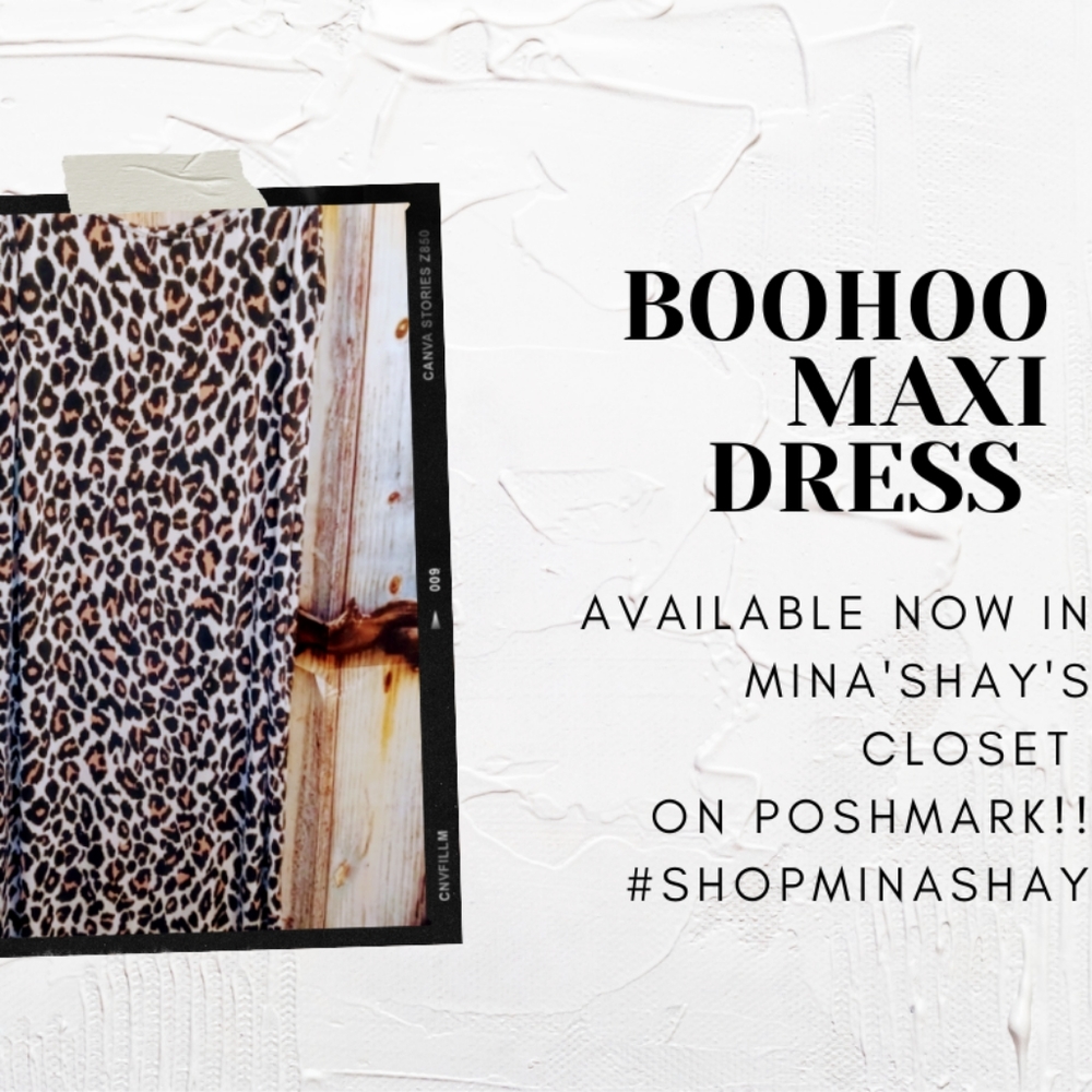 Boohoo maxi dress